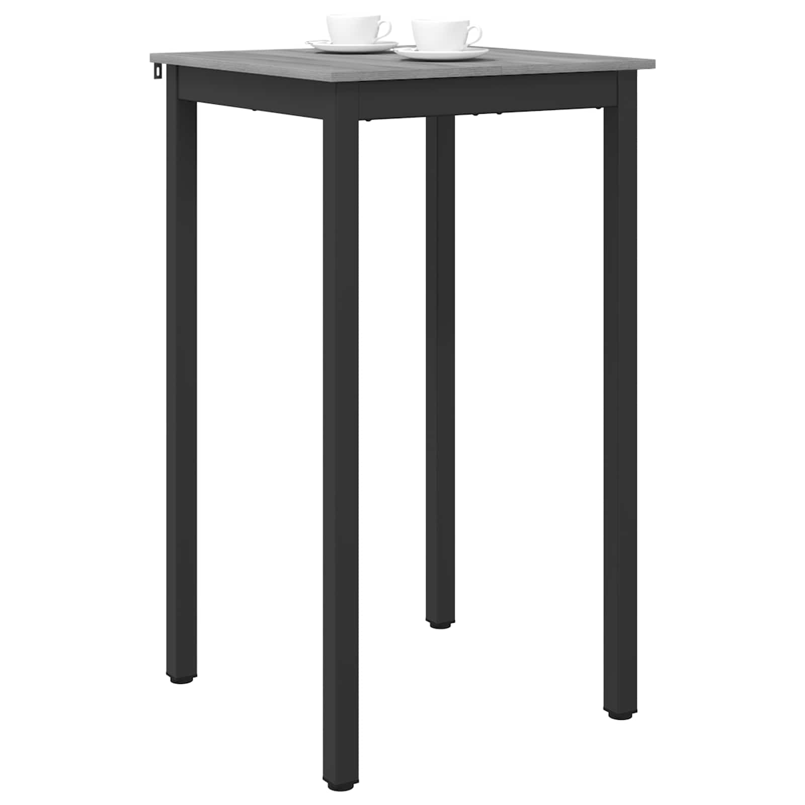vidaXL Standing Bar Table Engineered Wood Square 3