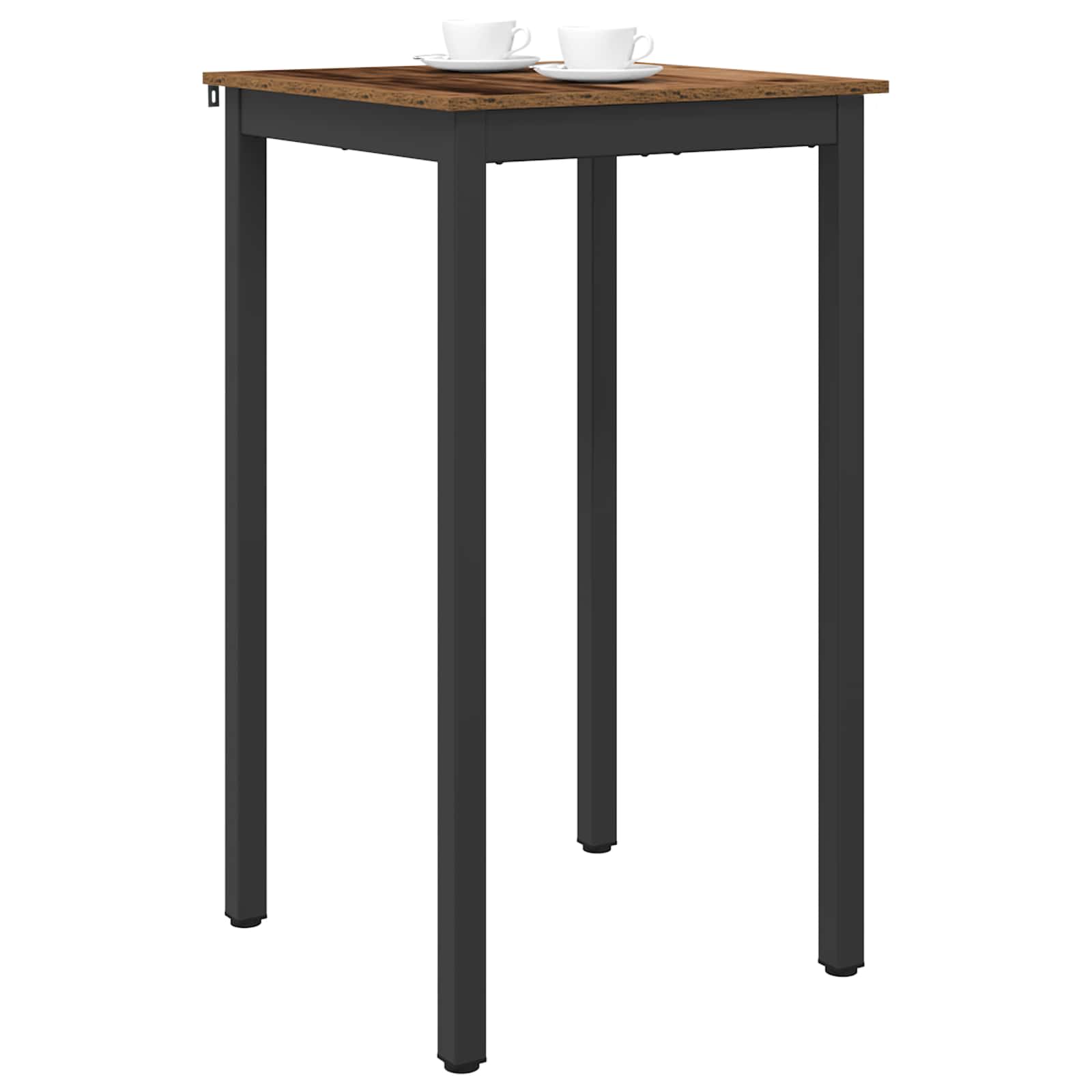 vidaXL Standing Bar Table Engineered Wood Square 3