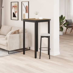 vidaXL Standing Bar Table Engineered Wood Square 4