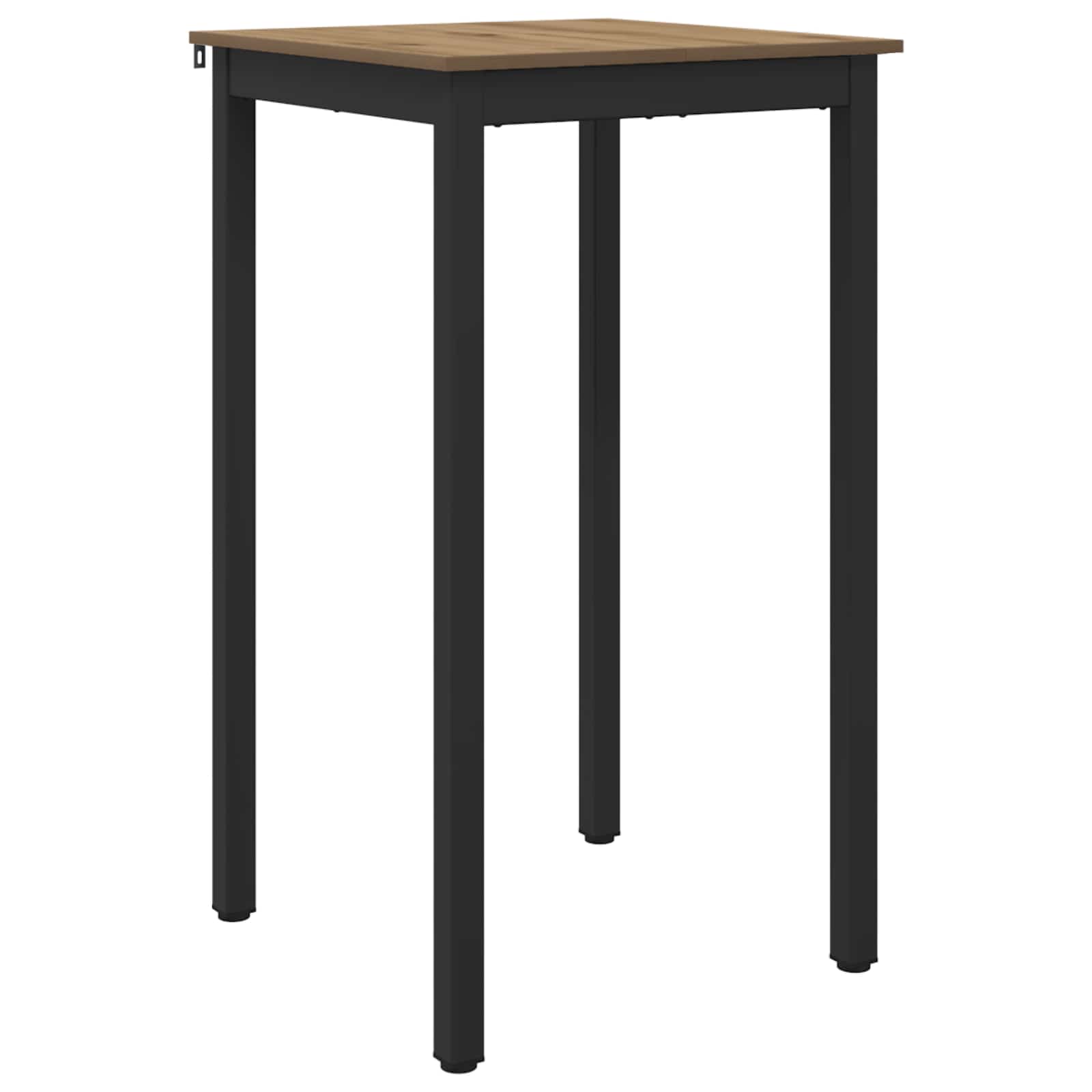 vidaXL Standing Bar Table Engineered Wood Square 2