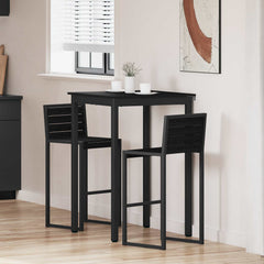 vidaXL Standing Bar Table Engineered Wood Square 1