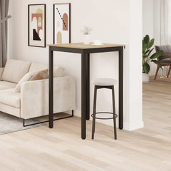 vidaXL Standing Bar Table Engineered Wood Square 4