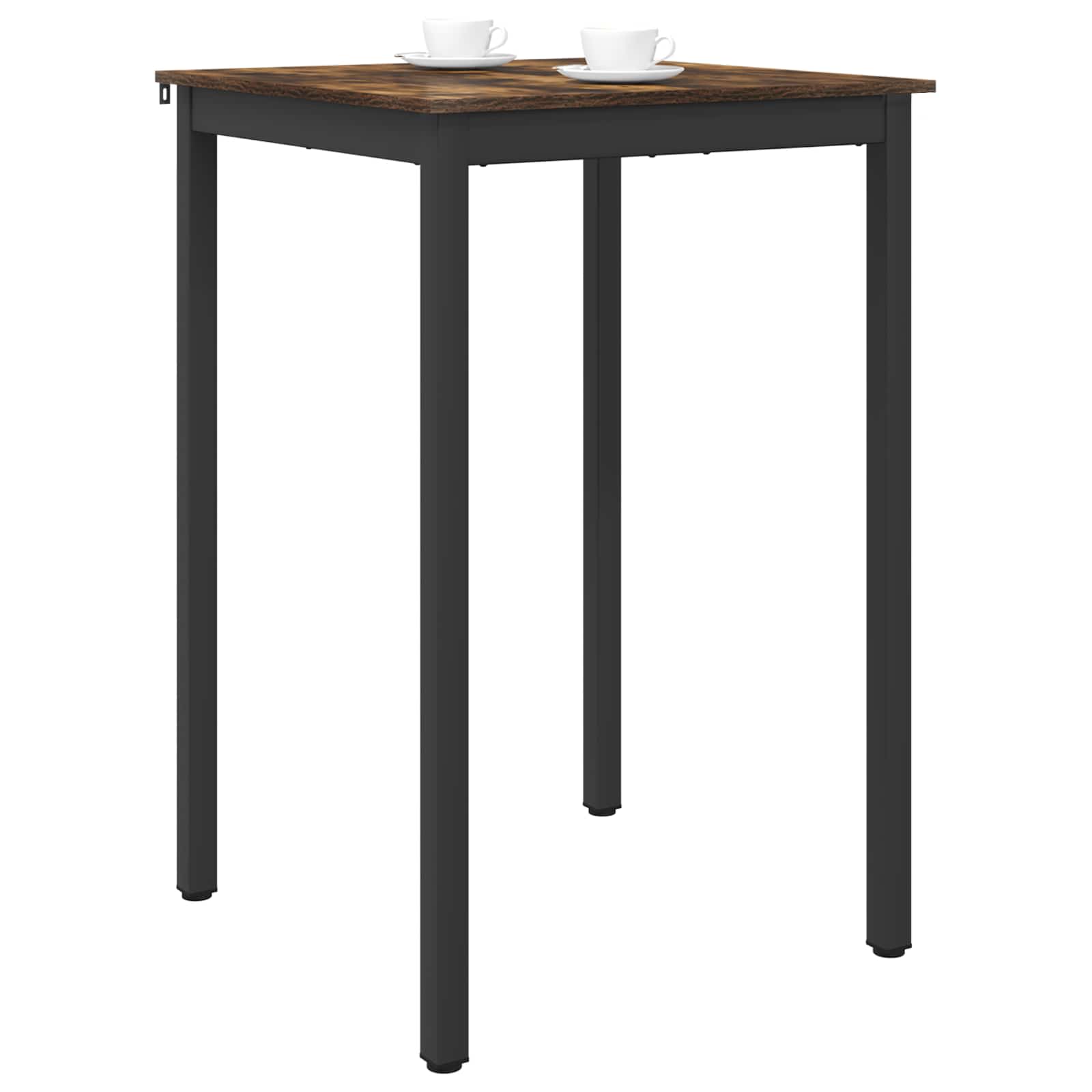 vidaXL Standing Bar Table Engineered Wood Square 3