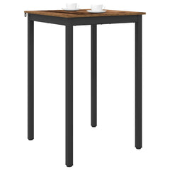 vidaXL Standing Bar Table Engineered Wood Square 3