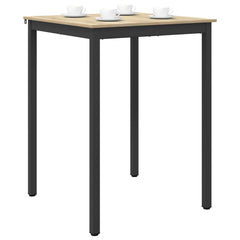 vidaXL Standing Bar Table Engineered Wood Square 3