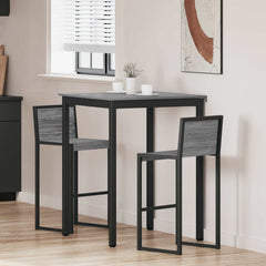 vidaXL Standing Bar Table Engineered Wood Square 1