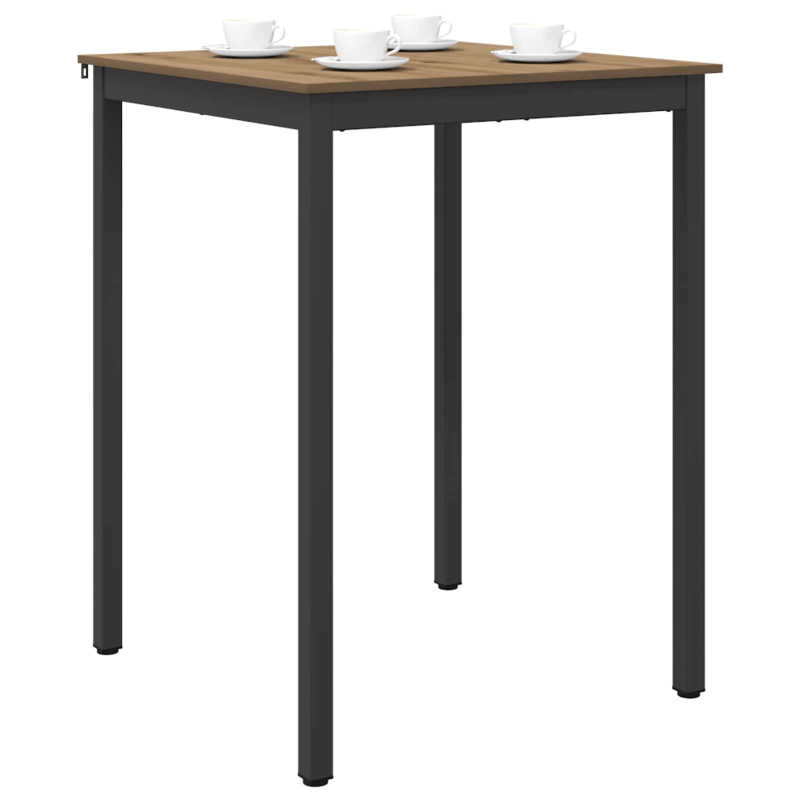 vidaXL Standing Bar Table Engineered Wood Square 3