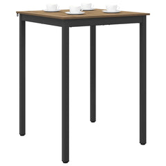 vidaXL Standing Bar Table Engineered Wood Square 3