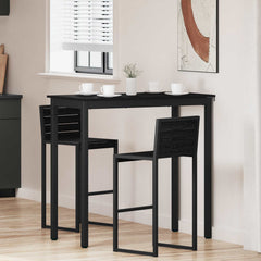 vidaXL Standing Bar Table Engineered Wood Rectangular 1
