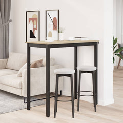 vidaXL Standing Bar Table Engineered Wood Rectangular 4