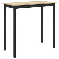 vidaXL Standing Bar Table Engineered Wood Rectangular 2