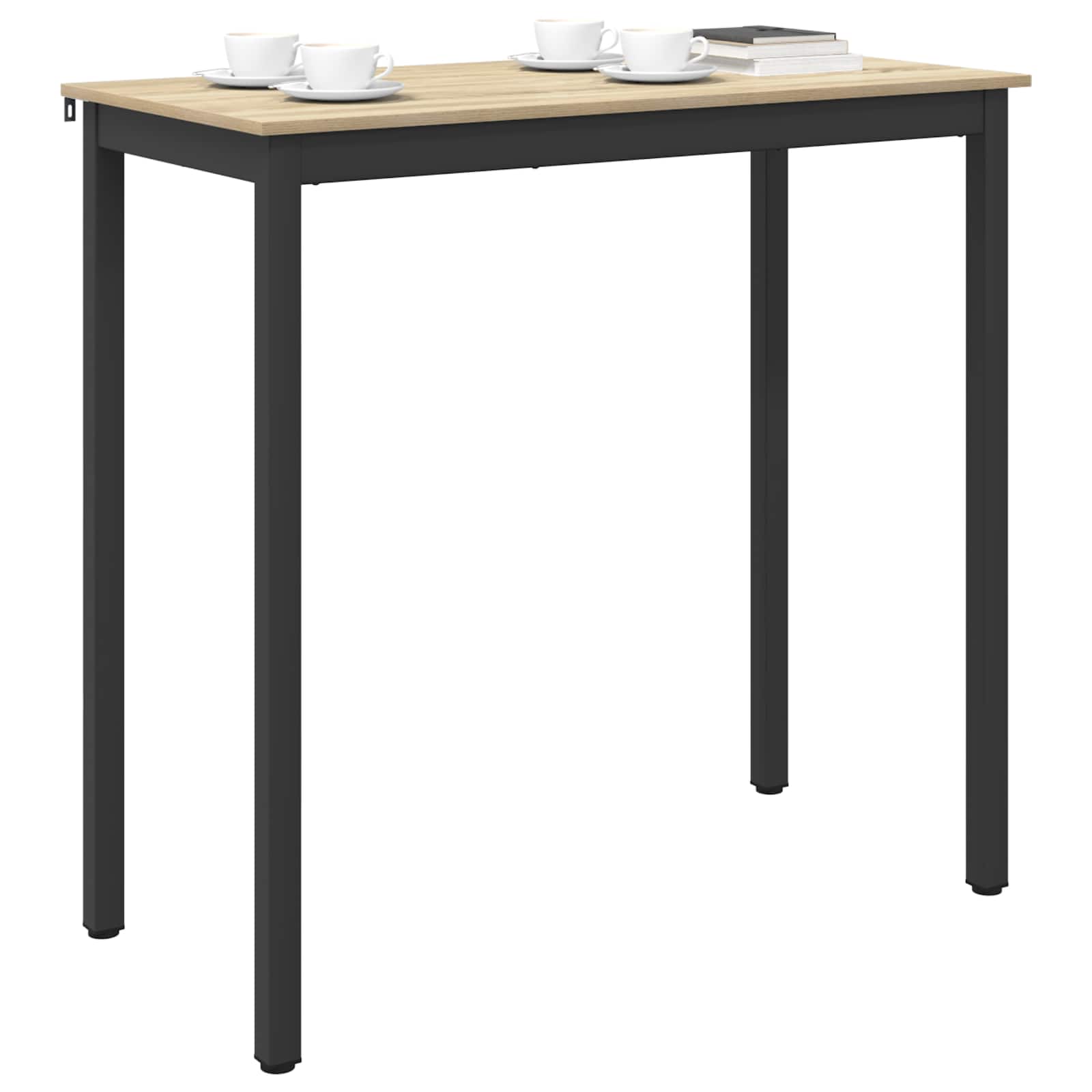 vidaXL Standing Bar Table Engineered Wood Rectangular 3