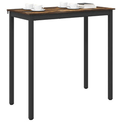 vidaXL Standing Bar Table Engineered Wood Rectangular 3