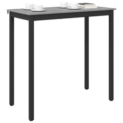vidaXL Standing Bar Table Engineered Wood Rectangular 3