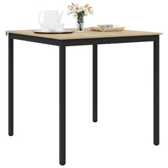 vidaXL Standing Bar Table Engineered Wood Square 3