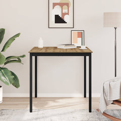 vidaXL Standing Bar Table Engineered Wood Square 4