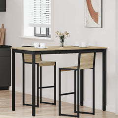 vidaXL Standing Bar Table Engineered Wood Rectangular 1