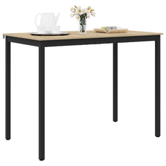 vidaXL Standing Bar Table Engineered Wood Rectangular 3