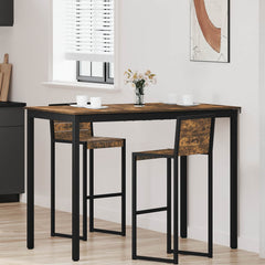 vidaXL Standing Bar Table Engineered Wood Rectangular 1