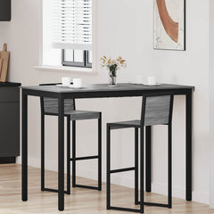 vidaXL Standing Bar Table Engineered Wood Rectangular 1