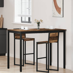 vidaXL Standing Bar Table Engineered Wood Rectangular 1