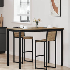 vidaXL Standing Bar Table Engineered Wood Rectangular 1