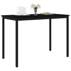 vidaXL Standing Bar Table Engineered Wood Rectangular 3