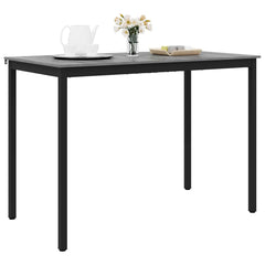 vidaXL Standing Bar Table Engineered Wood Rectangular 3
