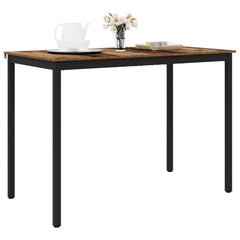 vidaXL Standing Bar Table Engineered Wood Rectangular 3