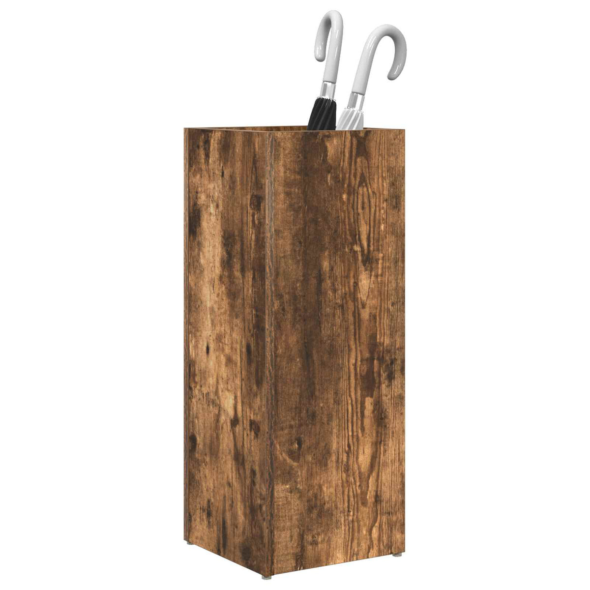 vidaXL Umbrella Stand Smoked Oak 25 x 24.5 x 64 cm Engineered Wood 3