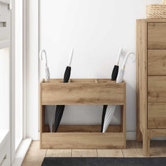 vidaXL Umbrella Stand Artisan Oak 65 x 24 x 50 cm Engineered Wood 4