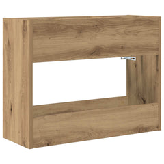 vidaXL Umbrella Stand Artisan Oak 65 x 24 x 50 cm Engineered Wood 2