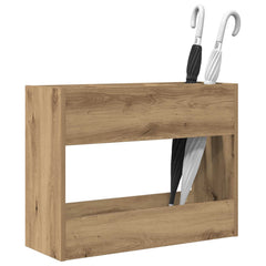 vidaXL Umbrella Stand Artisan Oak 65 x 24 x 50 cm Engineered Wood 3