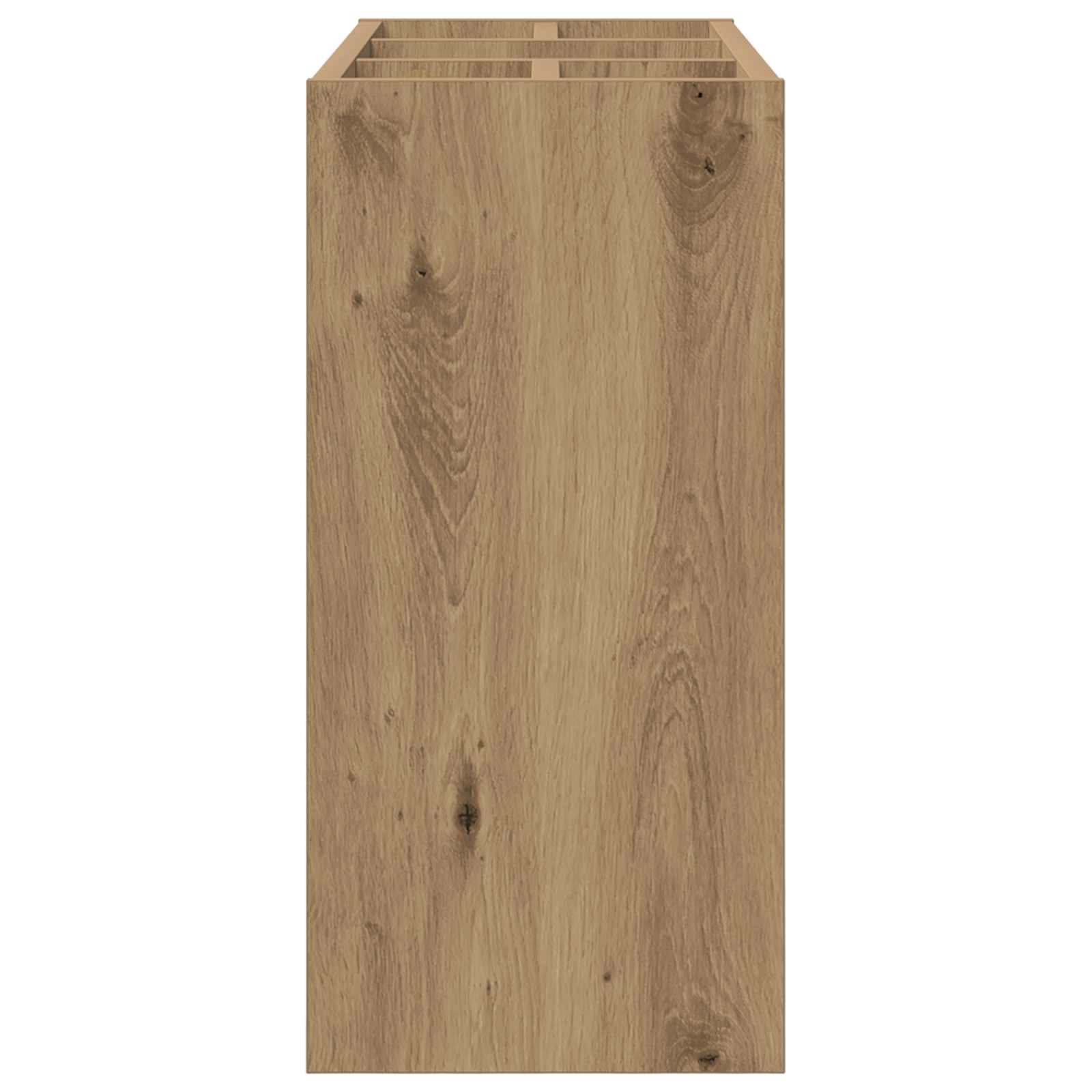 vidaXL Umbrella Stand Artisan Oak 65 x 24 x 50 cm Engineered Wood 6