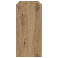 vidaXL Umbrella Stand Artisan Oak 65 x 24 x 50 cm Engineered Wood 6