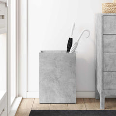 vidaXL Umbrella Stand Concrete Grey 40 x 20 x 55.5 cm Engineered Wood 4
