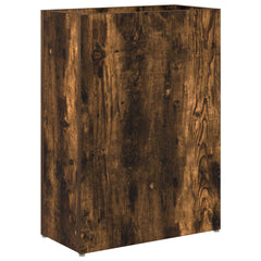 vidaXL Umbrella Stand Smoked Oak 40 x 20 x 55.5 cm Engineered Wood 2