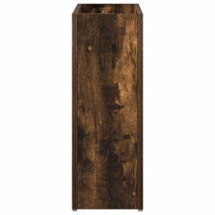 vidaXL Umbrella Stand Smoked Oak 40 x 20 x 55.5 cm Engineered Wood 6