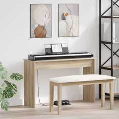vidaXL Keyboard Stand Sonoma Oak 100 x 32 x 64 cm Engineered Wood 1