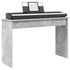 vidaXL Keyboard Stand Concrete Grey 100 x 32 x 64 cm Engineered Wood 3