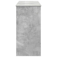 vidaXL Keyboard Stand Concrete Grey 100 x 32 x 64 cm Engineered Wood 6