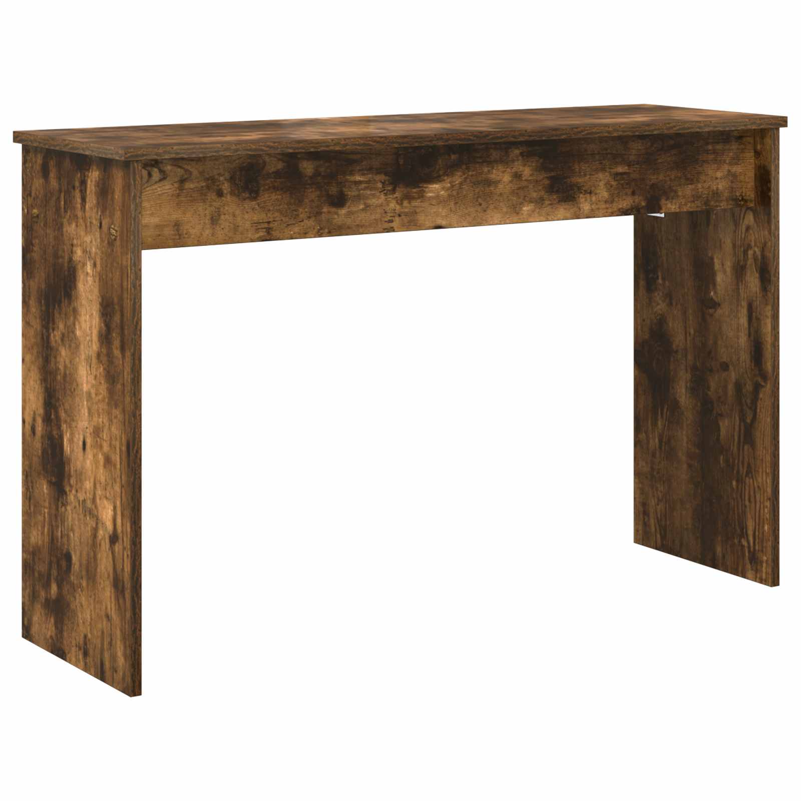vidaXL Keyboard Stand Smoked Oak 100 x 32 x 64 cm Engineered Wood 2