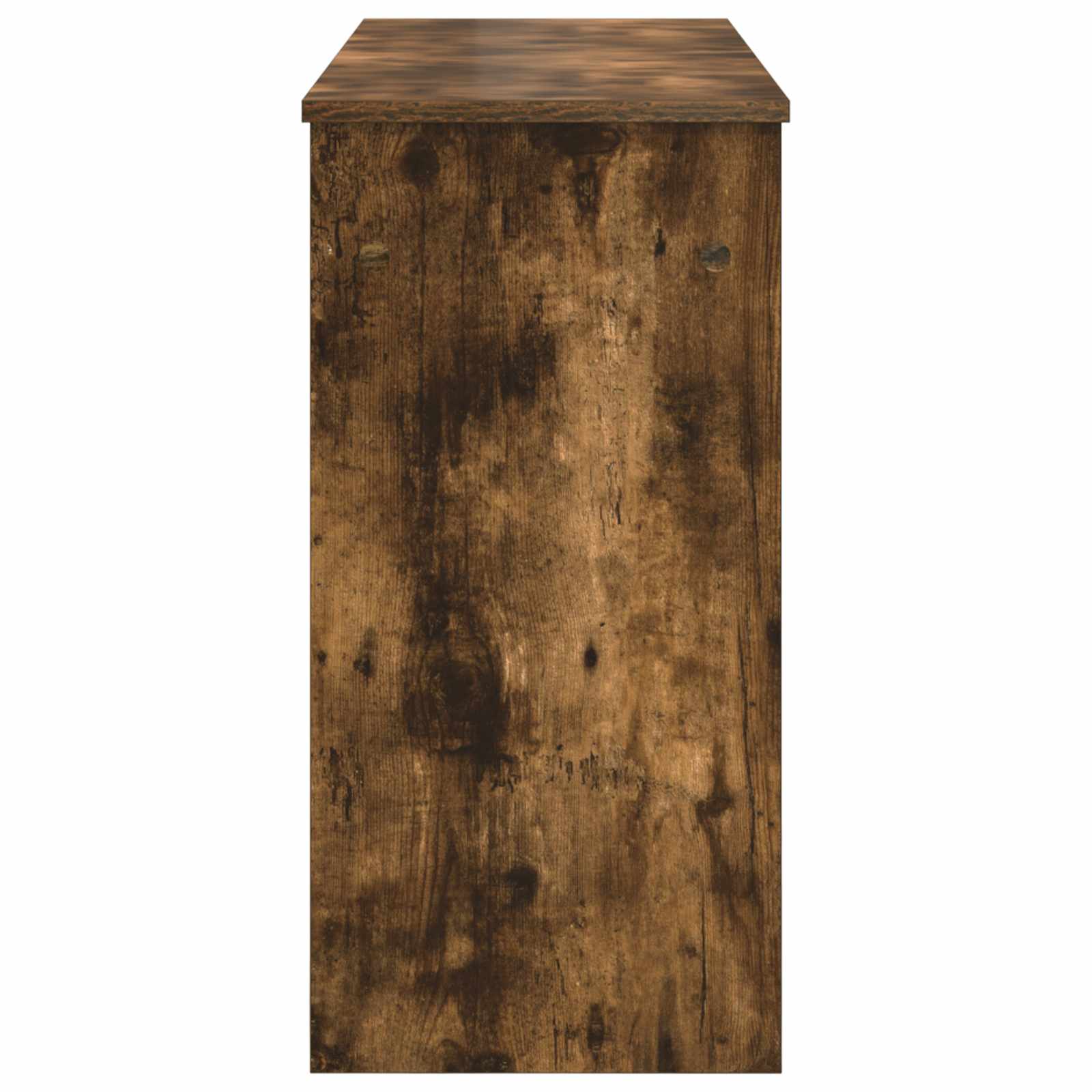 vidaXL Keyboard Stand Smoked Oak 100 x 32 x 64 cm Engineered Wood 6
