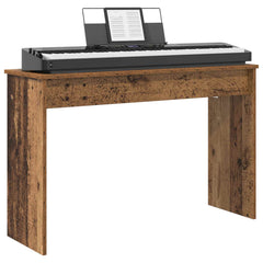 vidaXL Keyboard Stand Old Wood 100 x 32 x 64 cm Engineered Wood 3