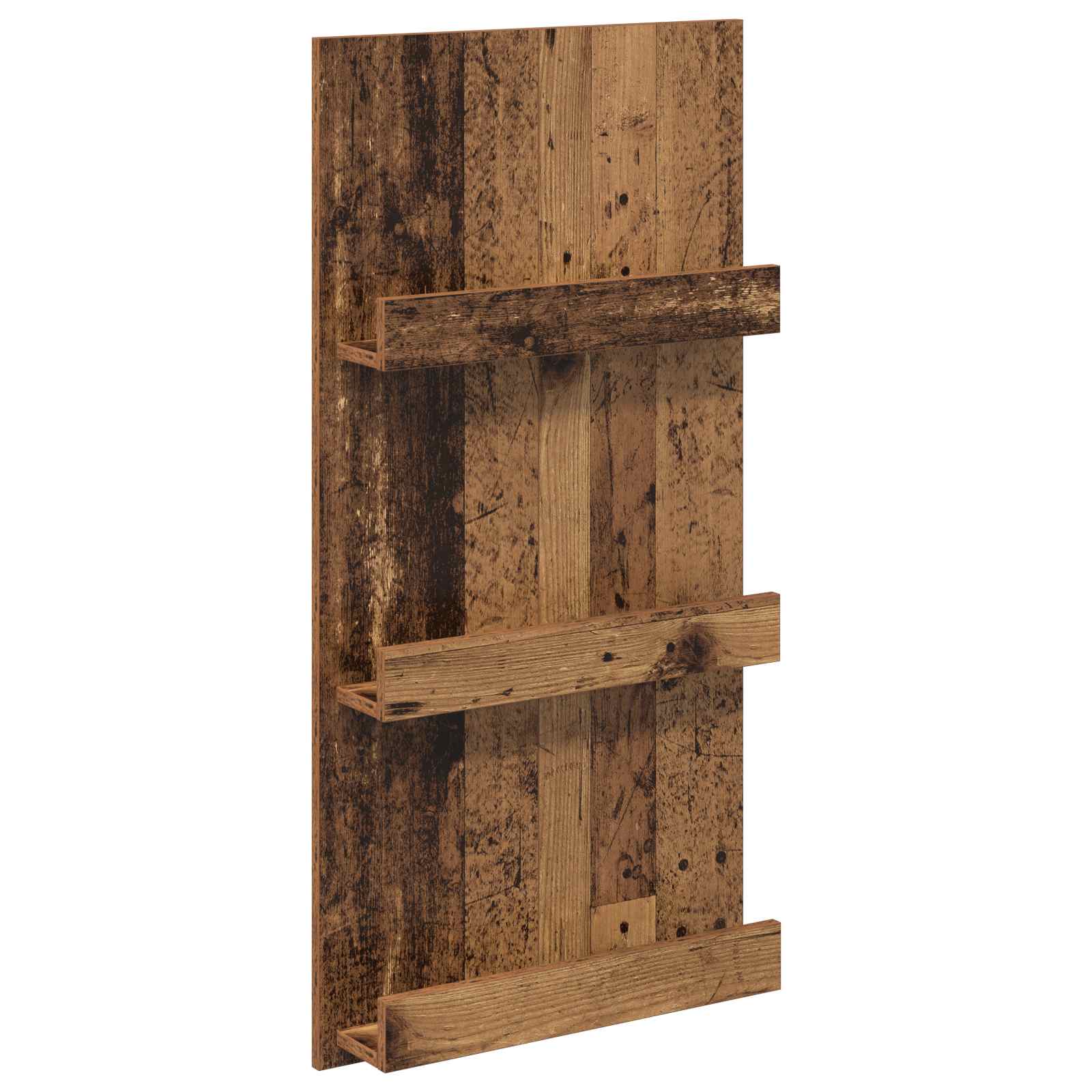 vidaXL Magazine Rack Old Wood 51 x 11 x 102 cm Engineered Wood 2
