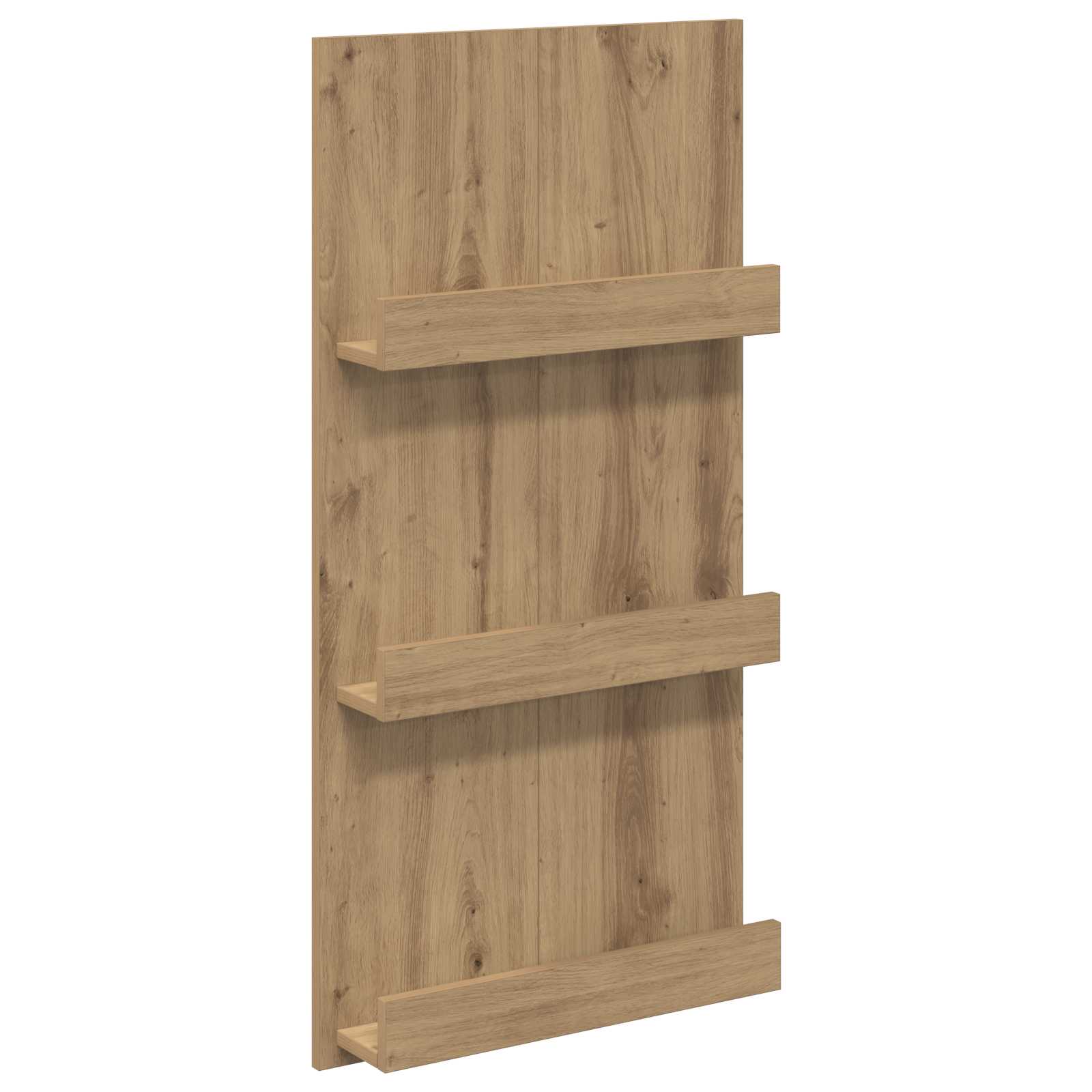 vidaXL Magazine Rack Artisan Oak 51 x 11 x 102 cm Engineered Wood 2