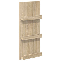 vidaXL Magazine Rack Sonoma Oak 43 x 11 x 102 cm Engineered Wood 2