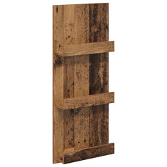 vidaXL Magazine Rack Old Wood 43 x 11 x 102 cm Engineered Wood 2
