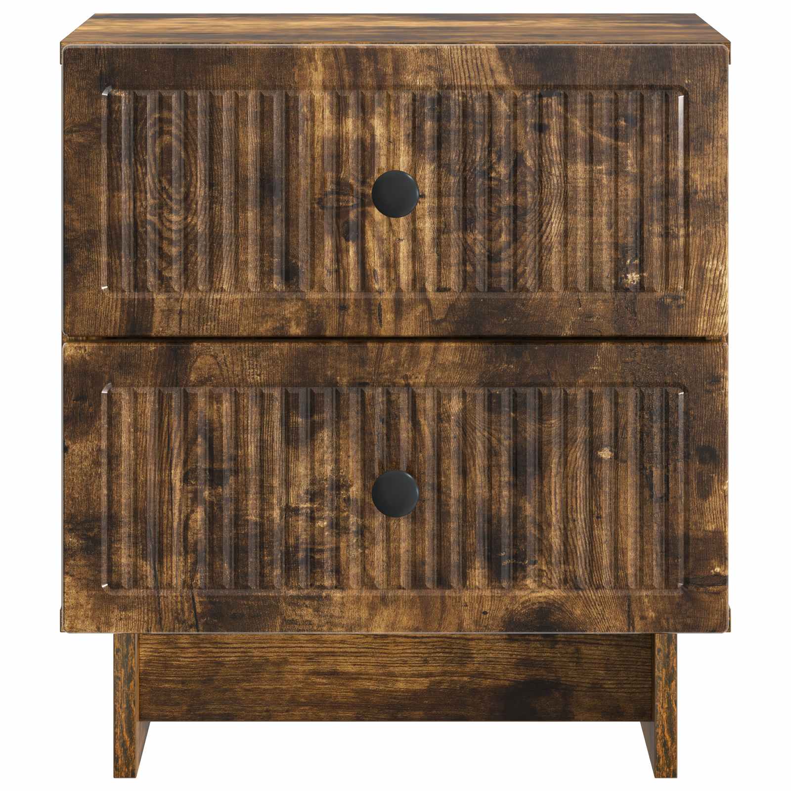 vidaXL Bedside Cabinet Smoked Oak 43 x 34.5 x 47.5 cm Engineered Wood 5