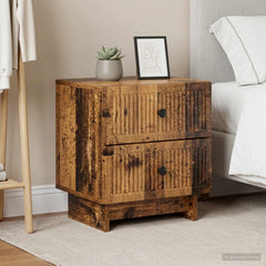 vidaXL Bedside Cabinet 2 pcs Old Wood 43 x 34.5 x 47.5 cm 4